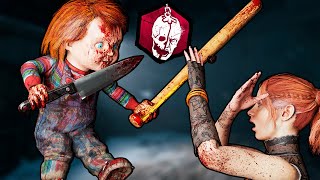 JUGANDO COMO Y CONTRA CHUCKY  Dead by Daylight PTB [upl. by Annoyt572]