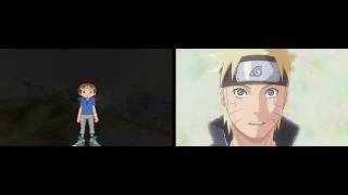 AMV Naruto Tamers Takatoruto vs Beelzepainmon The EPIC crossover fight [upl. by Wendalyn]