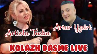 Artiola Toska amp Artur Yzeiri Kolazh dasme LIVE [upl. by Granese]