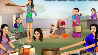 atrangi 5 bahu of poor saas kids cartoon  moral stories for children childrenscartoon [upl. by Awe]