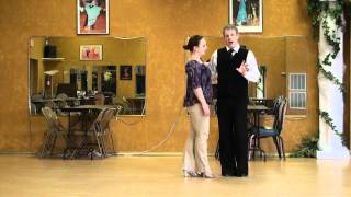 Foxtrot Lesson 9 Right RockTurn [upl. by Lanza]