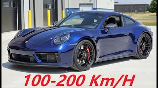 992 GTS  100200 Kmh acceleration [upl. by Enecnarf]