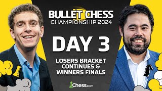 Jospem vs Sam Sevian Online Speed Demons Collide Bullet Chess Championship 2024 Losers QFs  SFs [upl. by Nirtiac416]