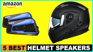 Top 5 Best Motorcycle Helmet Speakers [upl. by Mahala]