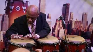 Candido Cameros Conga Solo at The NAMM Show 2013 [upl. by Ojimmas]