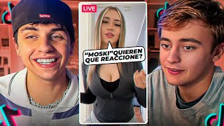 INVADIENDO LIVES de TIKTOK con MOSKI [upl. by Doralia]