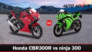 Honda CBR300R vs Kawasaki Ninja 300– Beginner Sportsbike Comparison [upl. by Anaujat705]