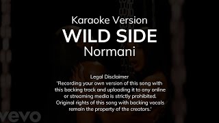 Normani  Wild Side Karaoke Version [upl. by Bohi]