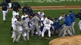 Dodgers Padres start melee at Petco Park [upl. by Erikson]