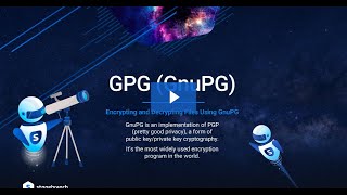 GPG GnuPG  Encrypting and decrypting files using GnuPG [upl. by Ylrehc]