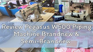 Review Pegasus W500 Piping Machine Brandnew amp SemiBrandnew Complete Set [upl. by Sherm]