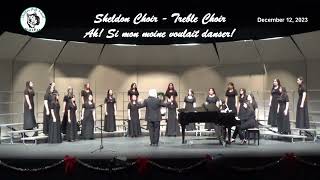 Sheldon Choir Winter 2023 Ah Si mon moine voulait danser [upl. by Werna]