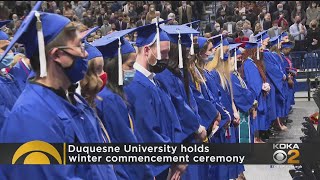 Duquesne University Holds Winter Commencement Ceremony [upl. by Anyek]