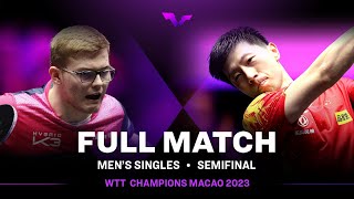 FULL MATCH  MA Long vs Alexis LEBRUN  MS SF  WTTMacao 2023 [upl. by Uriah803]