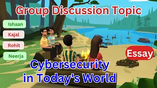 Cybersecurity GD Topic Cyber Security Essay Cyber Security Speech Cybersecurity Group discussion [upl. by Sivia]