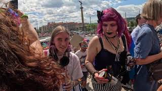 Pride parade Prague Pride festival 2024 From Paris Street to Letna [upl. by Saffian943]