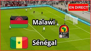 Sénégal vs Malawi en direct Éliminatoires Coupe dAfrique Simulation de football Gameplay PC [upl. by Sheryle]