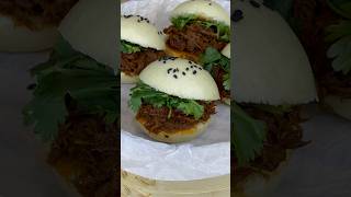 BBQ Pulled Beef And Bao Buns shorts baobuns pulledbeef [upl. by Akihsan173]