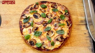 Keto Pizza Fathead Crust  Keto Recipes  Headbangers Kitchen [upl. by Hsotnas]