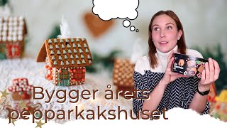 BYGGER PEPPARKAKSHUS 2022  med limpistol [upl. by Gavra614]