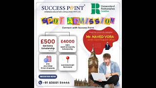 University of Roehampton Spot Admission 2024  6th July  Success Point [upl. by Papp]