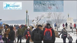 Barrie Winterfest Celebrate the Winter Season in Barrie Ontario [upl. by Ahtibbat]