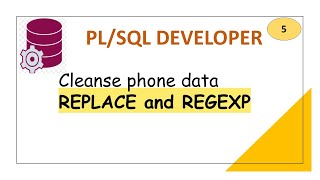 Advanced SQL REPLACE special characters in PHONE and check validity of data using REGEXP [upl. by Eskill]