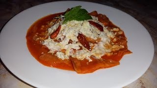 CHILAQUILES ROJOS DELICIOSOS [upl. by Akcirre]