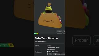 Consigue un Gato Taco Bicorne Limite en Roblox [upl. by Nasaj]