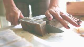 Cold Process Vanilla Bean Latte Soap In The Making [upl. by Rahmann939]