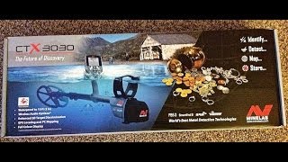 Minelab CTX 3030 Unboxing [upl. by Pokorny907]