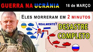 16 de março ERRO FATAL Três veículos blindados russos FAZEM A DIREÇÃO ERRADA [upl. by Rastus]