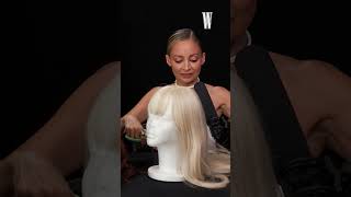 Watch Paris Hilton AND Nicole Richie Try Cutting Hair  W Magazine [upl. by Omrellig]