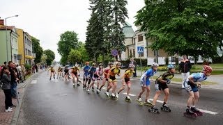 Mistrzostwo Polski w Półmaratonie o Puchar Polski 2013 we Wrotkarstwiecz 2 Tomaszów Lub [upl. by Llesram]