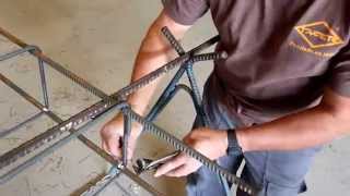 Como hacer ferralla paso a paso  How to do step by step rebar [upl. by Inaniel]