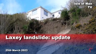 Laxey landslide update [upl. by Ybba981]