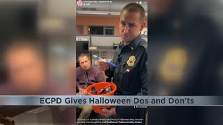 ECPD gives Halloween dos and donts [upl. by Kwasi]