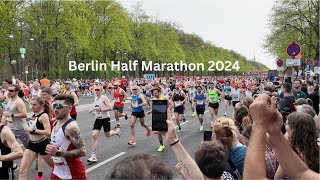 Berlin Half Marathon 2024 Highlights short version [upl. by Larrej]