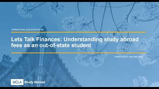 Understanding Study Abroad Fees as an OutofState Student [upl. by Mile]