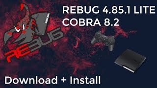 REBUG 4851 LITE CFW for PS3 COBRA 82 [upl. by Abelard957]