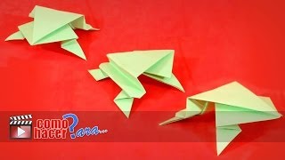 Origami Cómo hacer una Rana de Papel Paso a Paso [upl. by Akiv]