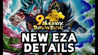 Dokkan Battle  Celebration Part II  EZA Character Break Down  9th Anniversary [upl. by Yvan297]