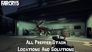 FAR CRY 5  All Prepper Stash Locations amp Solutions Easy Money amp Perk Points [upl. by Hamnet]