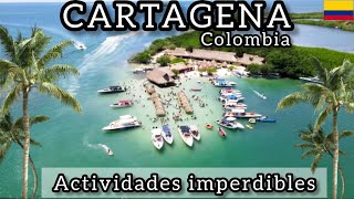 cartagena colombia playas 2022🏝️🏄🏻‍♀️ tour actividades imperdibles ¿que hacer en cartagena [upl. by Simpson]