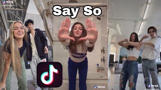 Say So Dance TikTok Compilation  Say So by Doja Cat [upl. by Eilyw158]