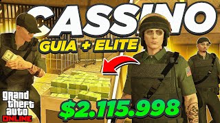 COMO FAZER O GOLPE DO CASSINO JEITO MAIS FÃCIL  DESAFIO DE ELITE  GUIA COMPLETO GTA 5 ONLINE [upl. by Pall15]