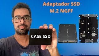 ADAPTADOR CASE SATA PARA M2 NGFF  Hardware Desktop [upl. by Nosila]