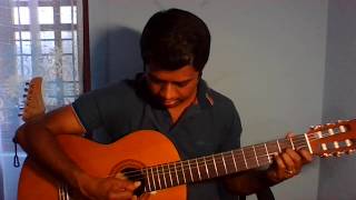 Ma Adarei mulu lowatath wadaRaju Bandara  Easy guitar tutorial [upl. by Ulick]