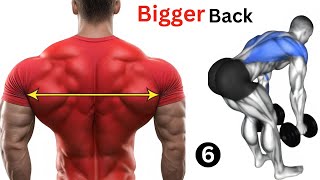 6 Quick Exercises to Build Your Back  Back Workout [upl. by Elizabeth]