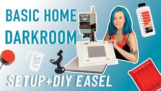 Basic Home Darkroom Setup  DIY Printing Easel Tutorial [upl. by Eixirt295]